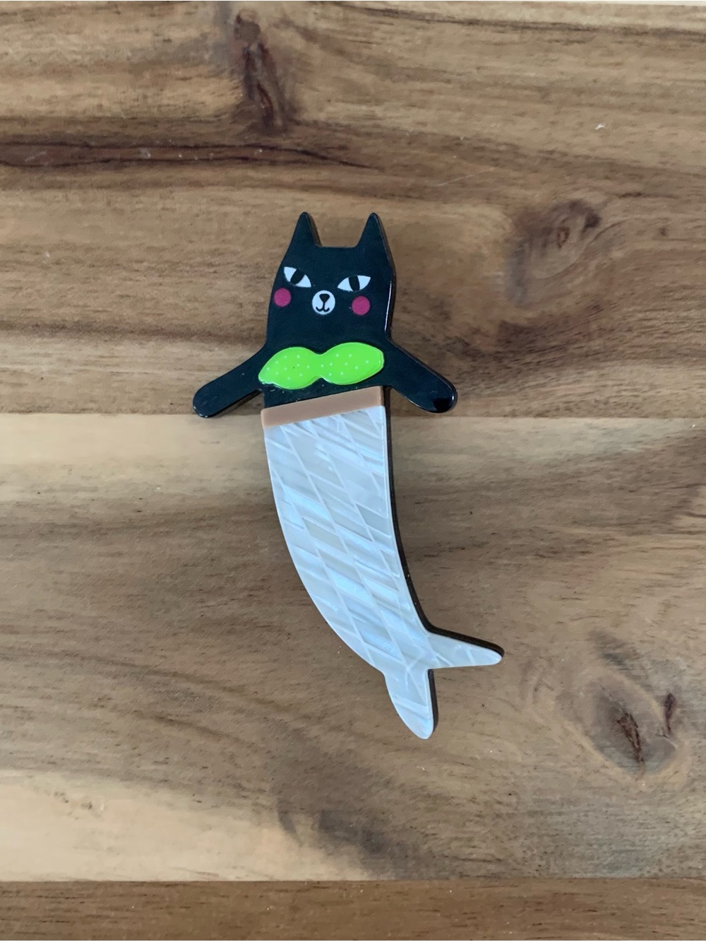 Erstwilder Catmaid brooch cat pin Kitty NWOT